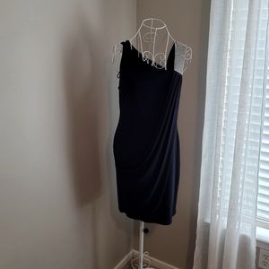 Navy cocktail dress